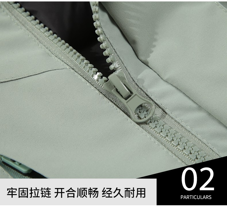 沖鋒衣細節展示